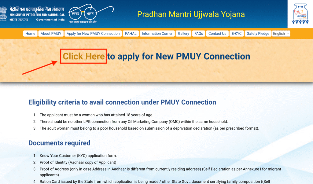 PM Ujjwala Yojana 3.0 Online Apply