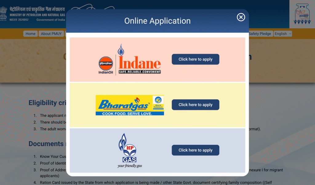PM Ujjwala Yojana 3.0 Online Apply
